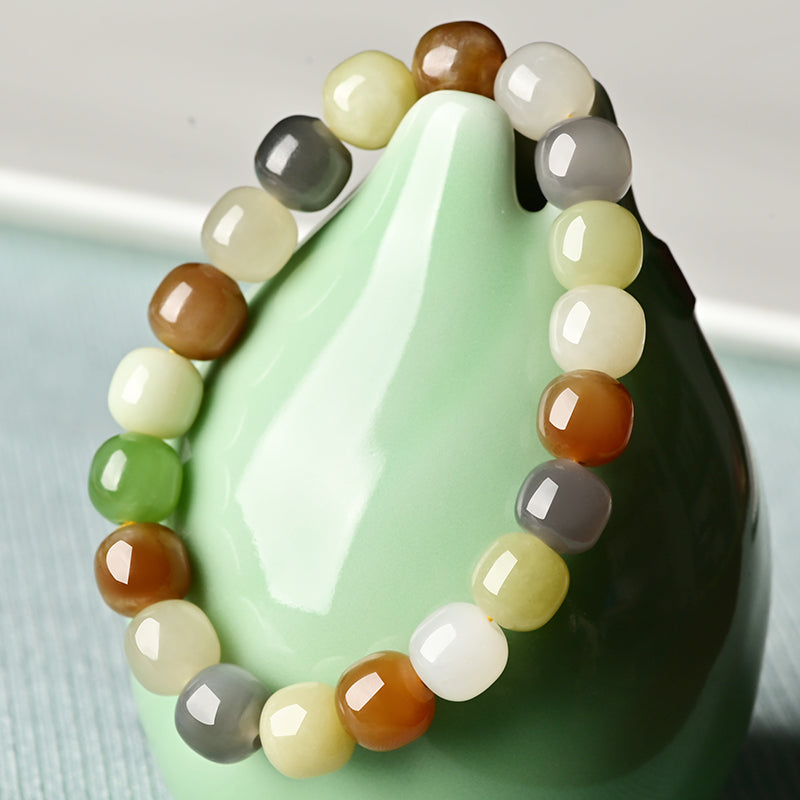 Colored Jade Bracelet