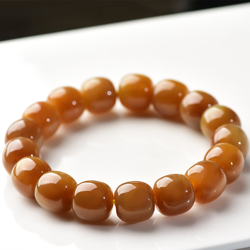 Dark Brown Sugar Jade Bracelet