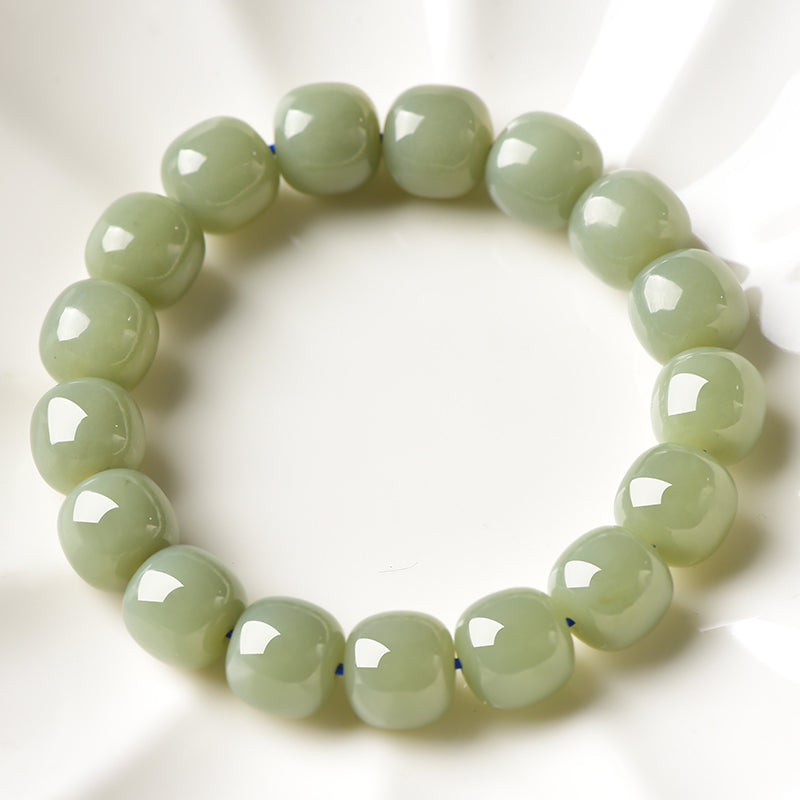 Teal Blue Jade Bracelet