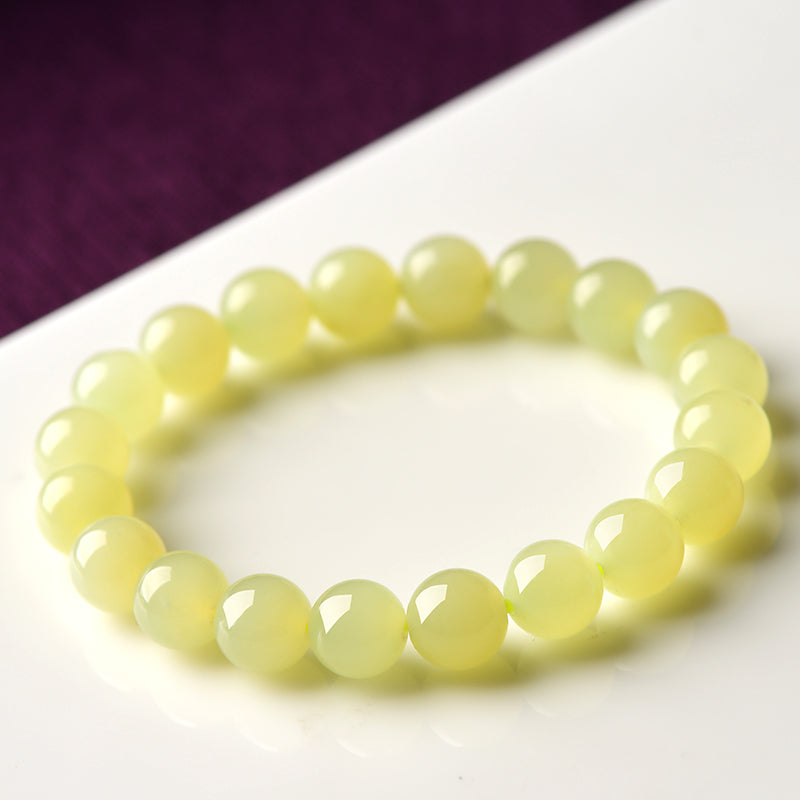Light Yellow Jade Bracelet