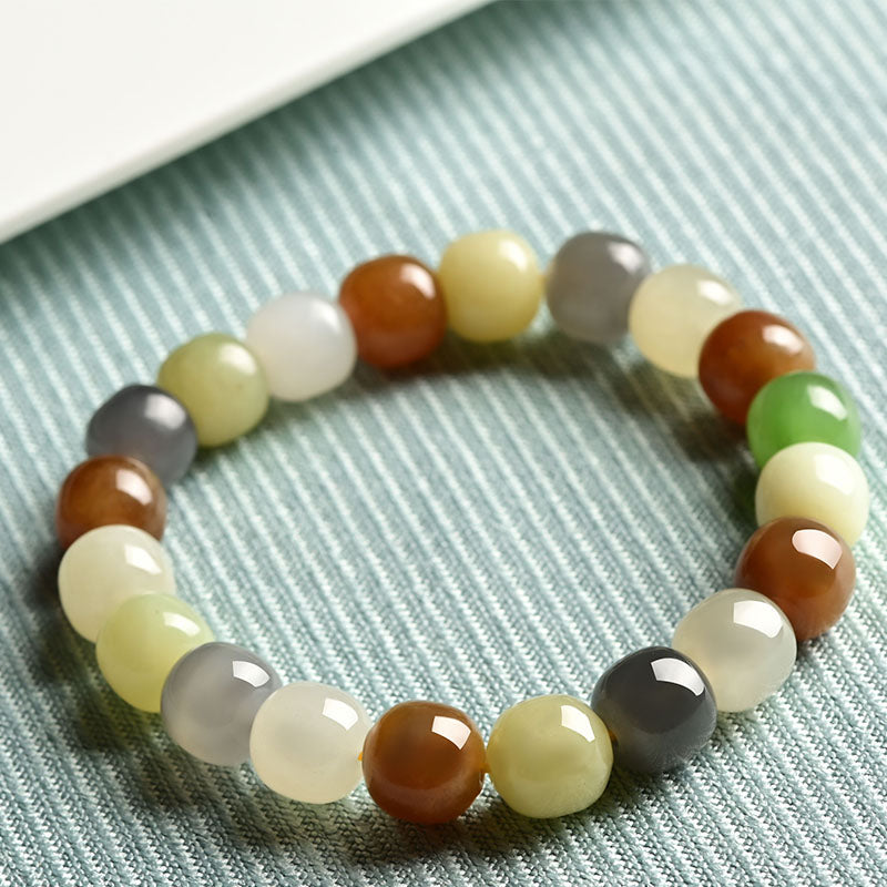 Colored Jade Bracelet