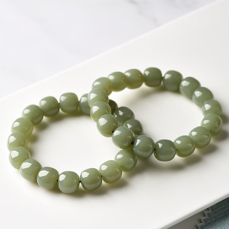 Teal Blue Jade Bracelet