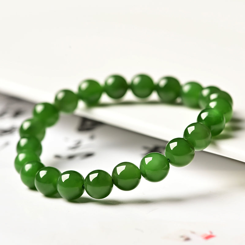 Emerald Green Jade Bracelet