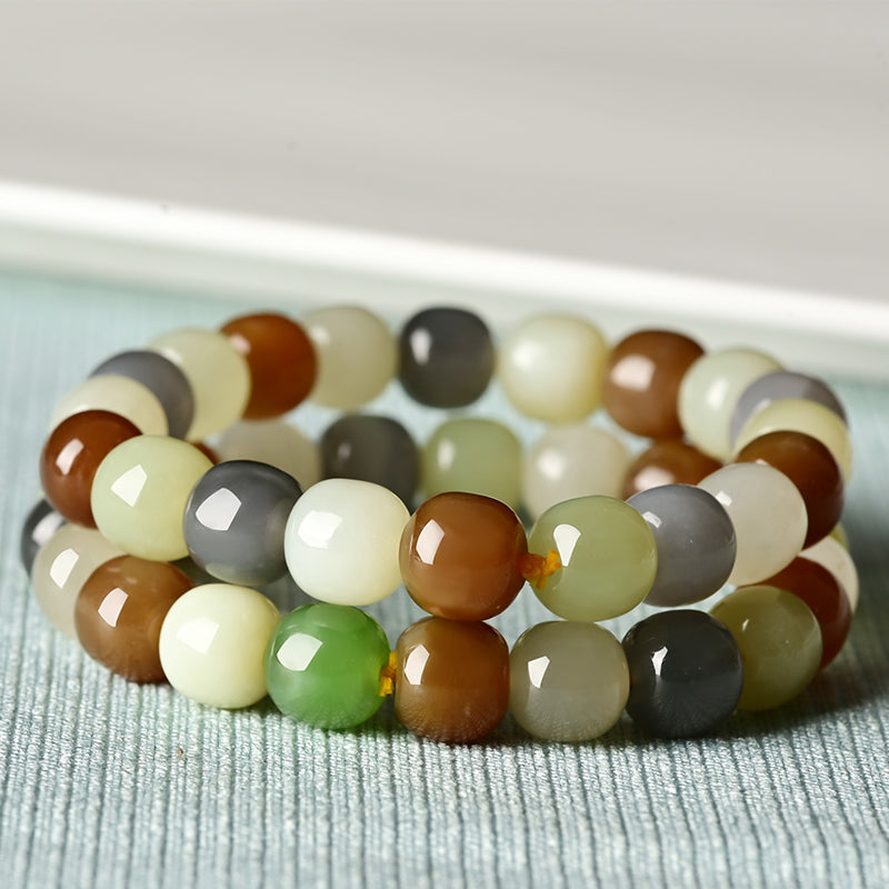 Colored Jade Bracelet