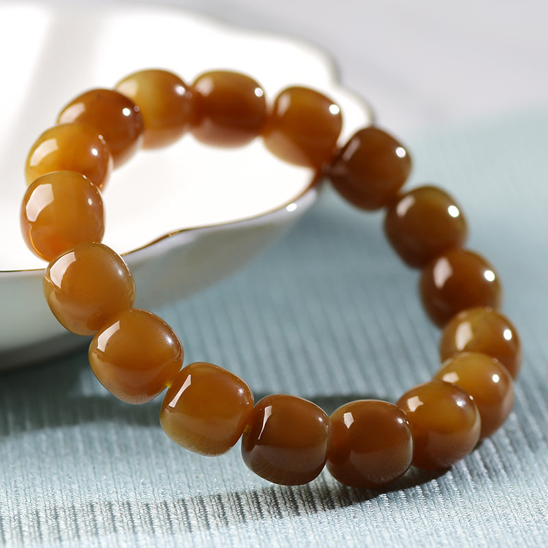 Dark Brown Sugar Jade Bracelet