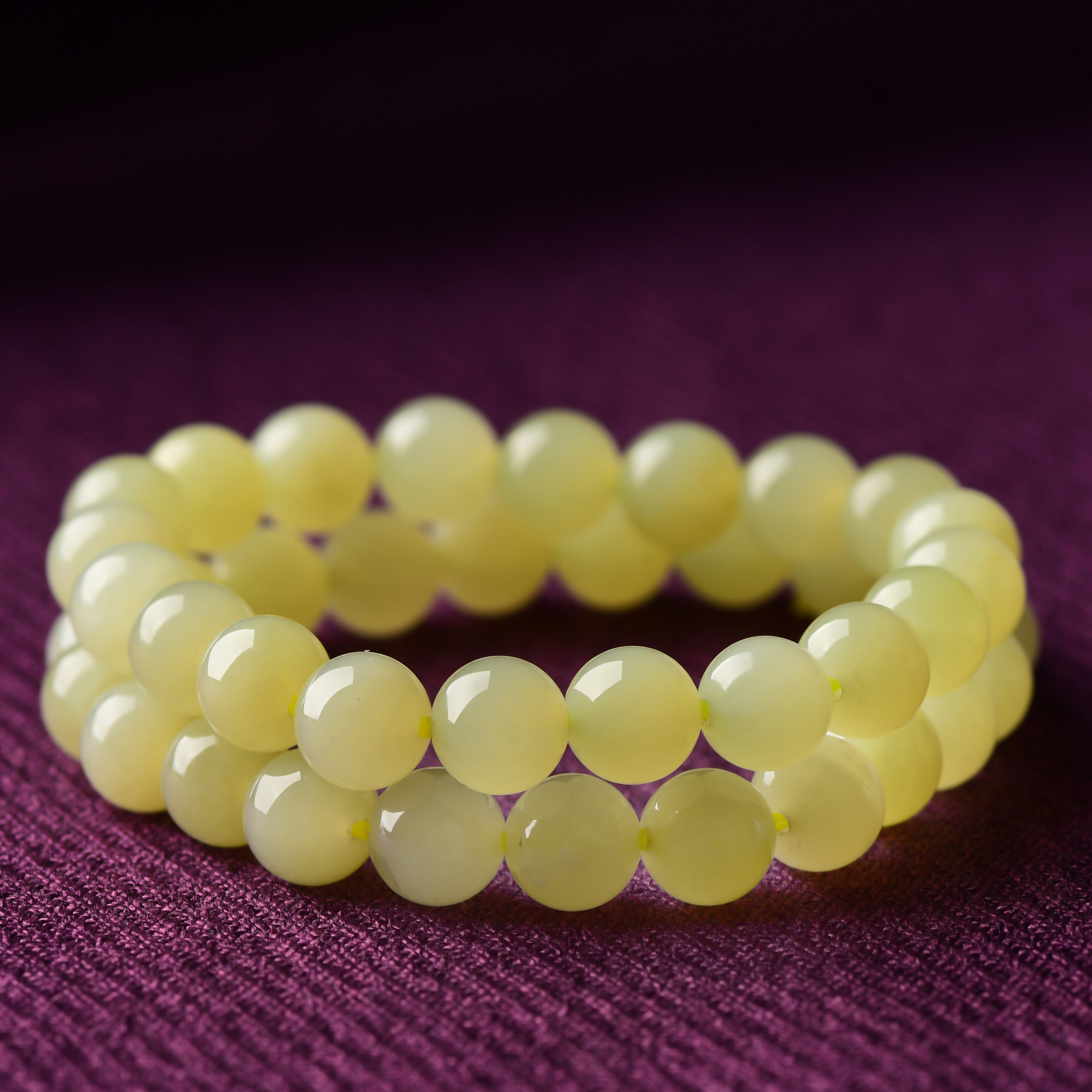 Light Yellow Jade Bracelet